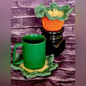 Crochet Succulent Coasters